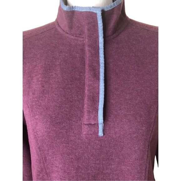 Orvis Quarter Zip Cotton Sweatshirt Size S - Picture 6 of 14